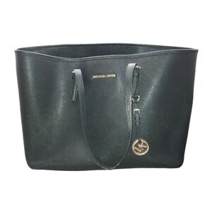 MICHAEL KORS PRE-LOVED Jet Set Saffiano Leather Tote Bag